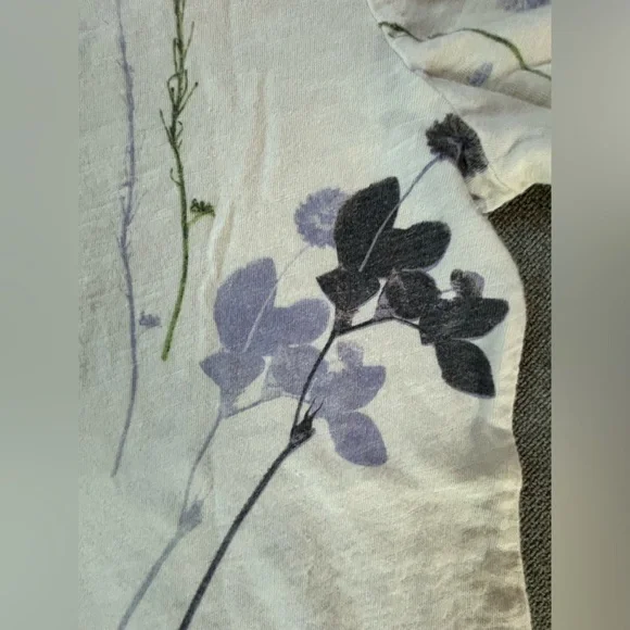 Anthropologie t.la Floral 3/4 sleeve T-shirt (size xs) NWT - Picture 11 of 13